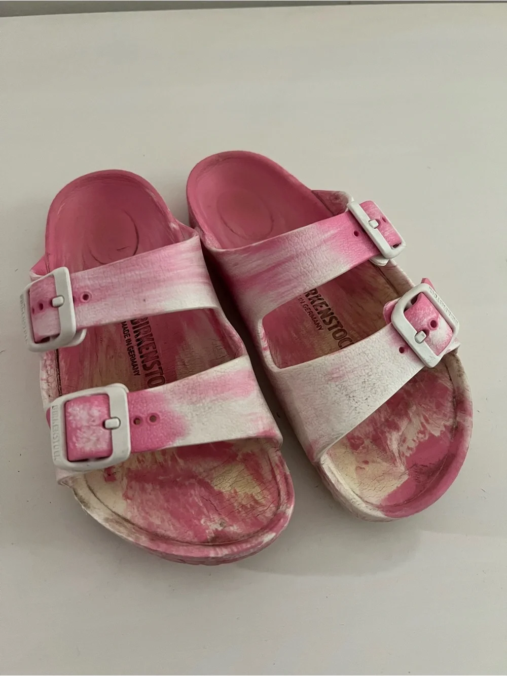 Birkenstock worn but